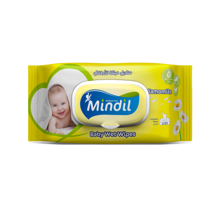 Lingettes bébé Mindil, parfum Camomille